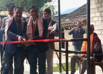 लालझाडी गाउँपालिकामा सुरक्षित आवास कार्यक्रम अन्तर्गत घर हस्तान्तरण