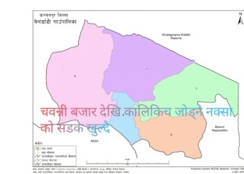 चवन्नी बजार-कालिकिच जोड्ने सडक निर्माणको काम अघि बढ्दै, स्थानीय हर्षित