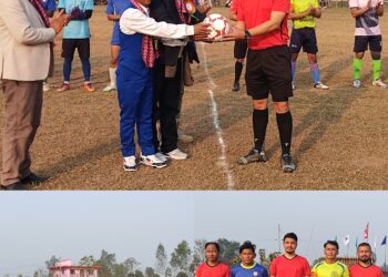 पुनर्वासमा चौथो ‘द फोर्स कप’ खुल्ला फुटबल प्रतियोगिता सुरु