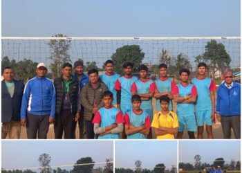 विद्यालयस्तरीय भलिबल प्रतियोगितामा सरस्वती मावि मोतिबस्ती प्रथम