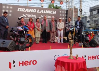 सिजी मोटर्सद्धारा महेन्द्रनगरमा एक्स्ट्रिम सिरिज अन्तर्गत दुई नयाँ मोटरसाइकलको ग्राण्ड लन्च कार्यक्रम सम्पन्न