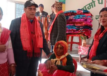 पुनर्वास मा दलित सहकारी ले गर्यो ५० जना जेष्ठ नागरिकलाई सम्मान