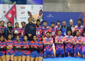खो खो विश्वकपमा नेपाललाई इतिहास रच्ने अवसर महिला र पुरुष दुवै टोली आज फाइनल खेल्दै