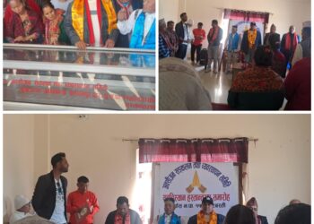 अक्सिजन संकलन तथा व्यवस्थापन समिति  पुनर्बास–११ द्वारा वडालाइ   शव चिस्यान हस्तान्तरण