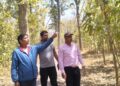 चुरे क्षेत्रका वनका पदाधकारीद्वारा वन व्यवस्थापन भएको सिता सामुदायिक वनमा अनुगमन