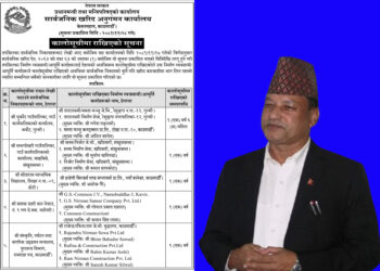 नेपाली कांग्रेस डडेल्धुराका सभापति भीमबहादुर साउँदको कम्पनीसहित १० निर्माण कम्पनी कालोसूचीमा