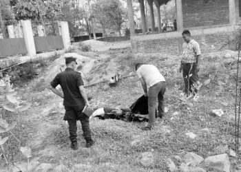 अत्तरियाको एक मन्दिर परिसरमा टाउको फुटेको अवस्थामा पुरुषको शव फेला