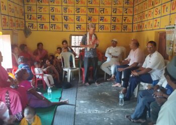 सरकारले बाल विकास केन्द्रको उपेक्षा गरेपछि भीमदत्तको बालबिकास केन्द्रमा रास्वपाद्धारा विद्युत र खानेपानी जडान