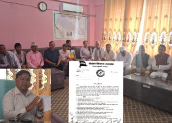 किसानका मागसहित १५ बुँदे ज्ञापनपत्र बेलौरी नगरपालिकालाई