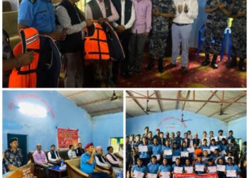 लालझाडीमा २१ दिने विपद् स्वयंसेवक तालिम सम्पन्न