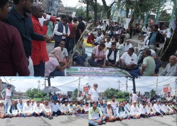 उखु किसान आन्दोलन : ‘अनुदान भुक्तानी नगरेसम्म हाम्रो संघर्ष जारी रहन्छ’