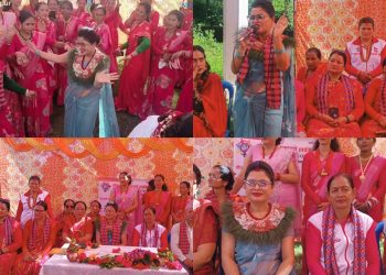 भीमदत्त नगरपालिकाकी उपमेयर लेखक जोशीलाई वडावासी महिलाद्वारा सम्मान
