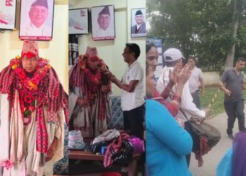 बेलडाँडीका प्रमुख प्रशासकीय अधिकृत ऐर सेवा निवृत्ति, बाजागाजासहित भव्य विदाई