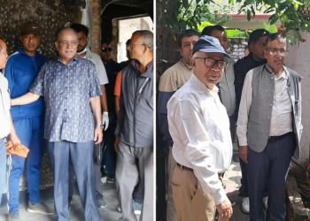  प्रचण्ड र माधव नेपाल नियमित काममा फर्किए