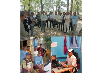 कञ्चनपुरका सासद जनताका गुनासा सुन्दै, समस्या समाधान गर्दै, सुझाव बटुल्दै