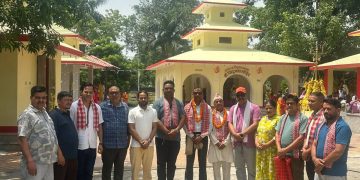 सिद्धनाथ मन्दिर समितिद्वारा एसपी खत्रीको विदाई