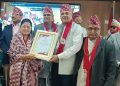 साहित्य, समाजसेवा र जनउत्तरदायित्वमा सक्रिय भीमदत्तकी उपमेयर लेखक सम्मानित