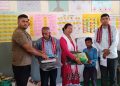 पुर्नवासका विपन्न विद्यार्थीलाई शैक्षिक समाग्री