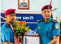 प्रहरी निरीक्षक वीरेन्द्रसिंह थापा साउन महिनाको उत्कृष्ट प्रहरी घोषित