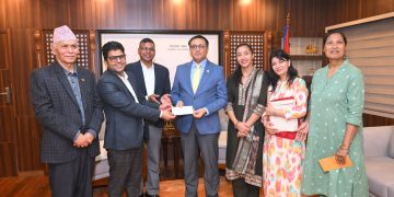 बाढी प्रभावितका लागि राष्ट्रिय बहाई समुदायद्वारा ३० लाख बराबरको सहयोग