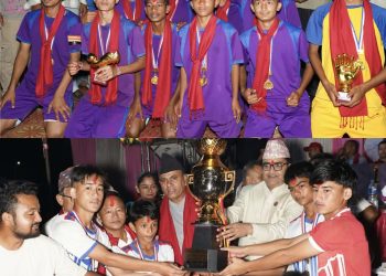 सरस्वती मा.वि झरनासागर लाई तेस्रो बासुदेव स्मृति फुटबलको उपाधी