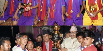 सरस्वती मा.वि झरनासागर लाई तेस्रो बासुदेव स्मृति फुटबलको उपाधी