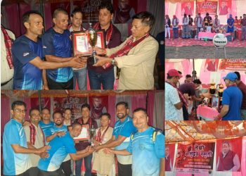 तेस्रो बासुदेव स्मृति फुटबल प्रतियोगिताको भव्य उद्धाट्न