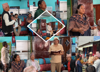 बेलडाँडीमा मन्त्री गीताको दमदार इन्ट्री : बस्तीमा आतंक मच्चाउने हात्तीलाई रेडियो कलर लगाउने प्रक्रिया अघि बढ्यो